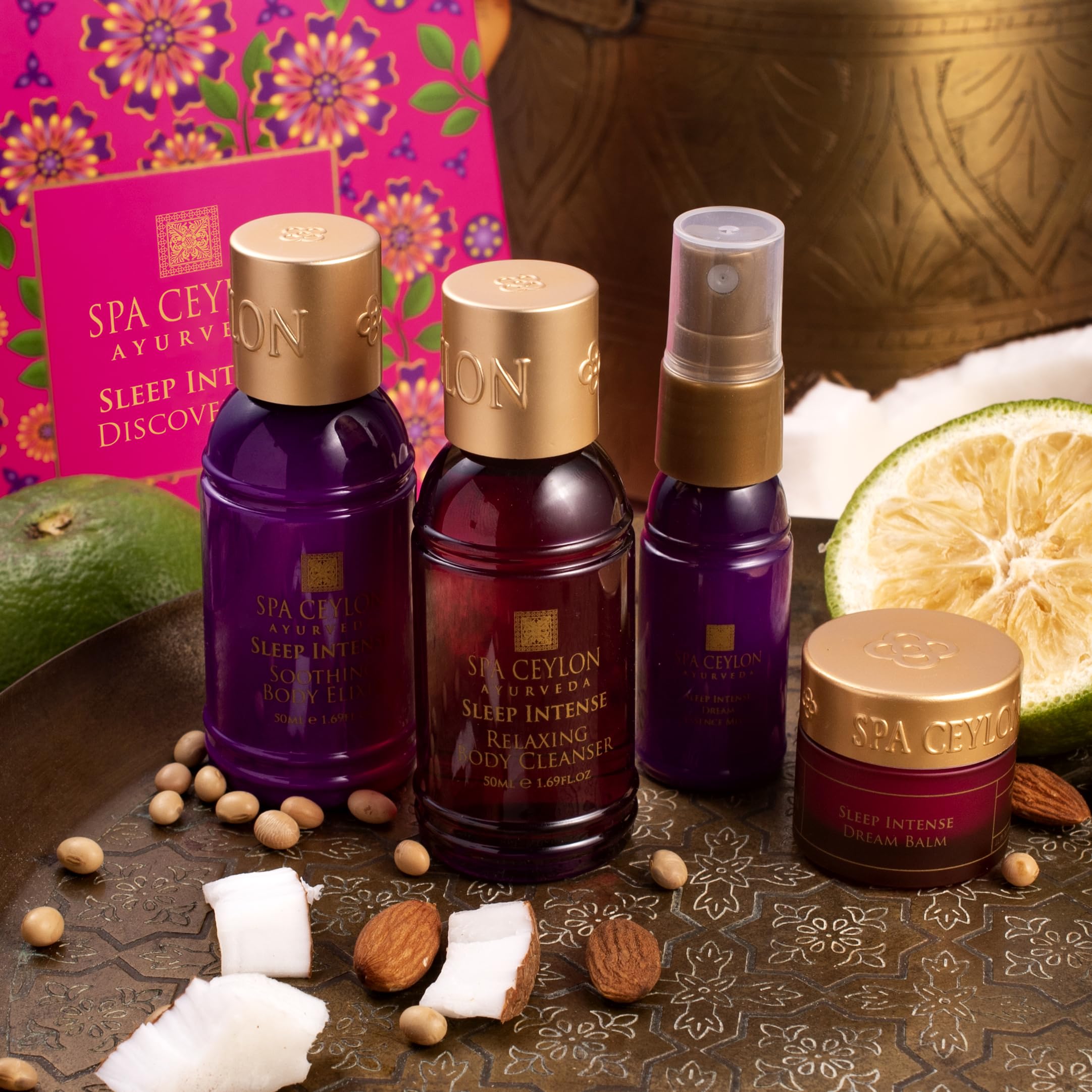 SPA CEYLON スリープ インテンス コレクション Amazon.com : Spa Ceylon Ayurveda Sleep Intense Discovery Set – 4